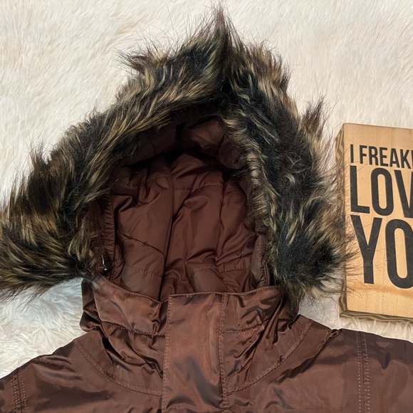 The North Face 550 HyVent Down Fill Hooded Belted Jacket/Coat - Size M 10-12 - Picture 5 of 16